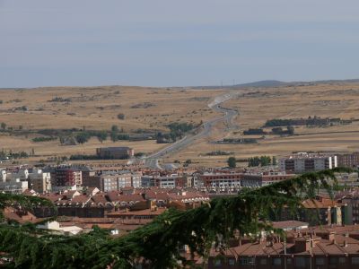 Les environs d'Ávila vus des remparts.