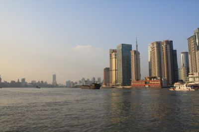 Le fleuve Huangpu vu du ferry