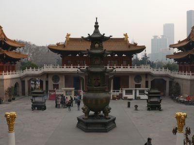 La cour du temple Jing'an