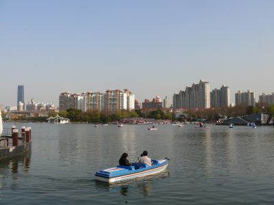 Le lac du parc Changfeng