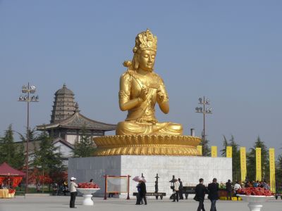 Statue dans le temple Famen