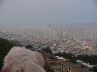 San Francisco dans le brouillard.