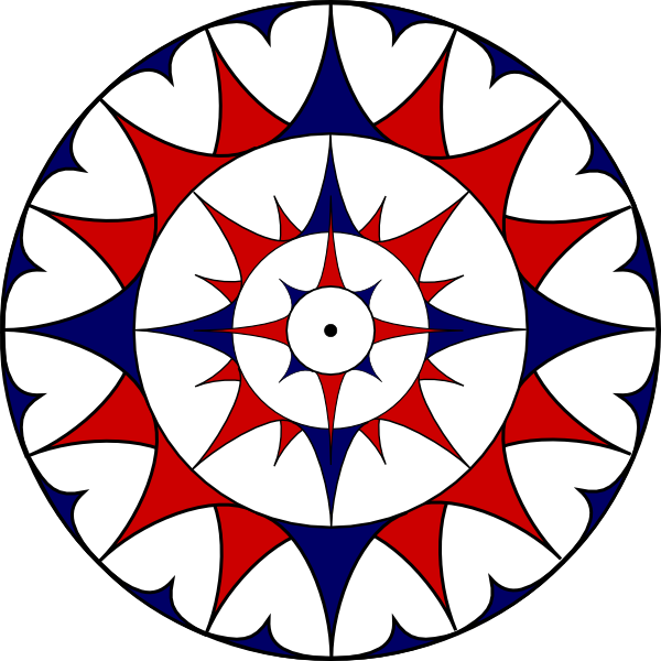 Logo de Pierre-Yves Guerder : une rose des vents